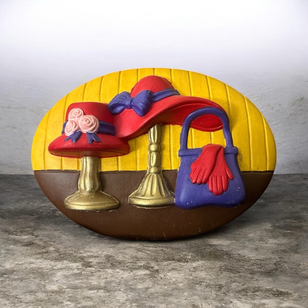 Ceramic Bisque Ready to Paint Hats and Purse